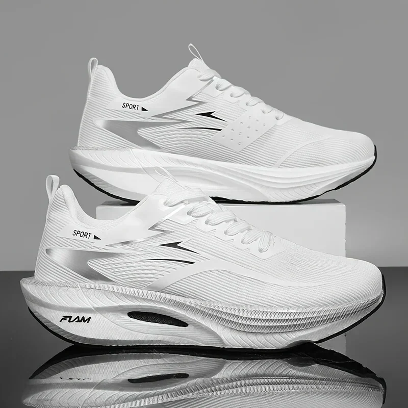 Men Sports Running Shoes Casual Marathon Breathable Lightweight Women's Comfortable Athletic Nonskid Walking Sneakers Outdoors