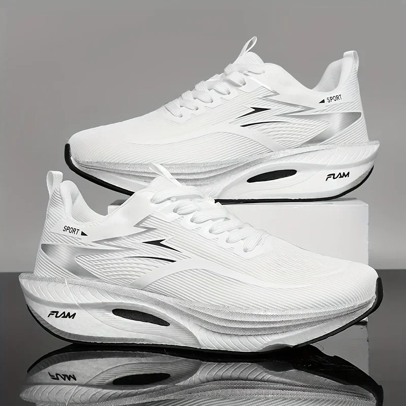 Men Sports Running Shoes Casual Marathon Breathable Lightweight Women's Comfortable Athletic Nonskid Walking Sneakers Outdoors