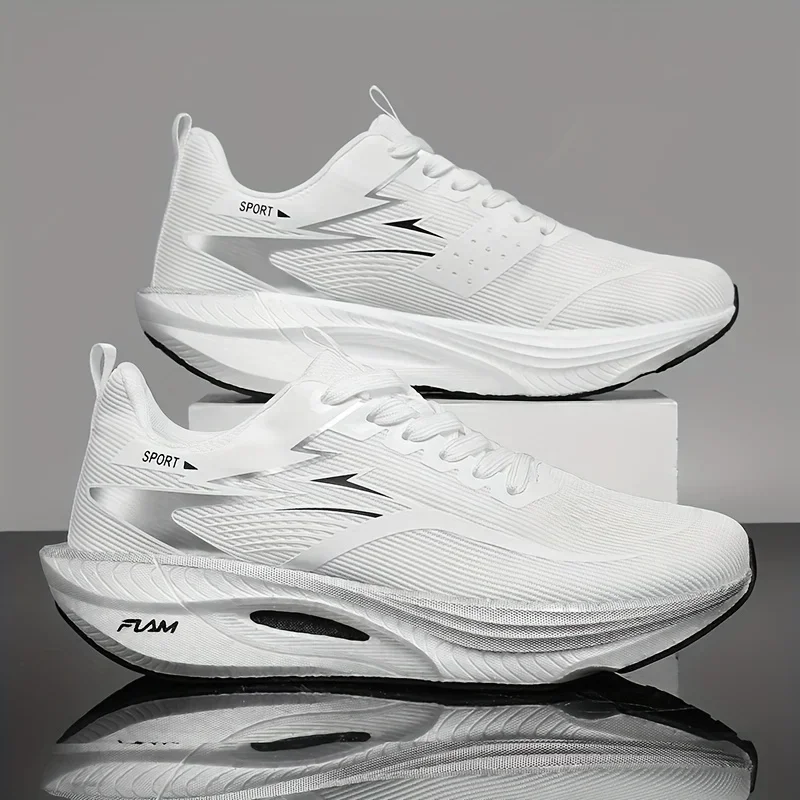 Men Sports Running Shoes Casual Marathon Breathable Lightweight Women's Comfortable Athletic Nonskid Walking Sneakers Outdoors