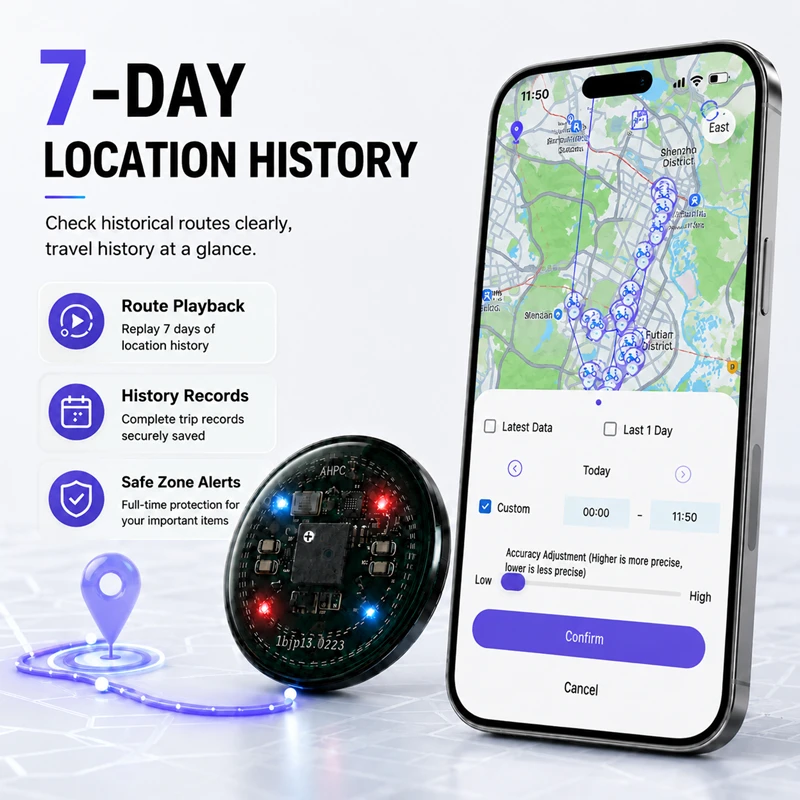 NEW Dual System Smart Bluetooth GPS Tracker Airtag Anti Lost Locator Pet Children Luggage Finder Air Tags For IOS Android 2026