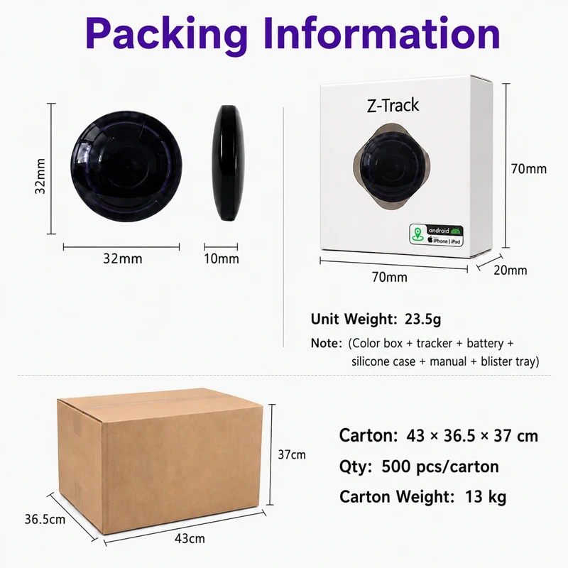 NEW Dual System Smart Bluetooth GPS Tracker Airtag Anti Lost Locator Pet Children Luggage Finder Air Tags For IOS Android 2026
