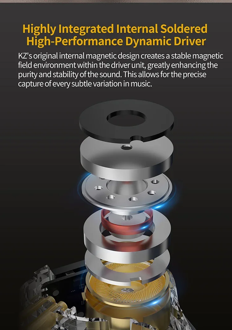 KZ ZS10 Pro 2 HIFI Metal Earphone In Ear Bass Earbud 4-Level Tuning Switch Headphone 2PIN Cable ZAS ZSX ZSNPRO AS16PRO ZS10PRO 2
