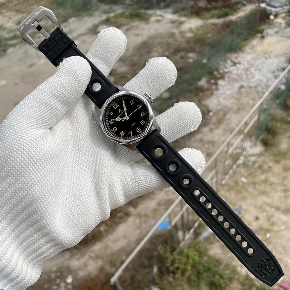 STEELFLIER Official SF741 Classic Quartz Wristwatches Souvenirs Sapphire Mirror VH31 Mute 200M Waterproof Luxury Luminous Watch