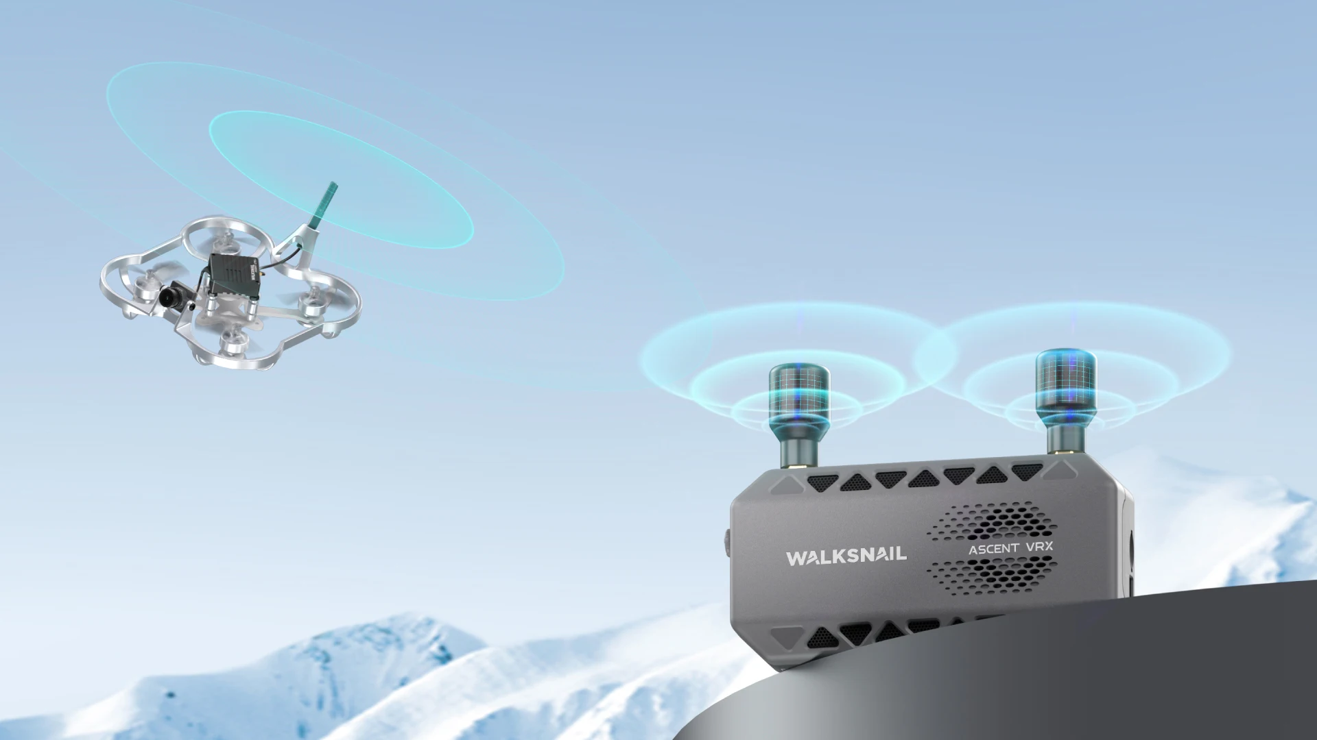CADDXFPV Walksnail Ascent FPV VRX Receiver Supports All FPV Goggles And Displays With HDMI Input For RC Cars and Drones