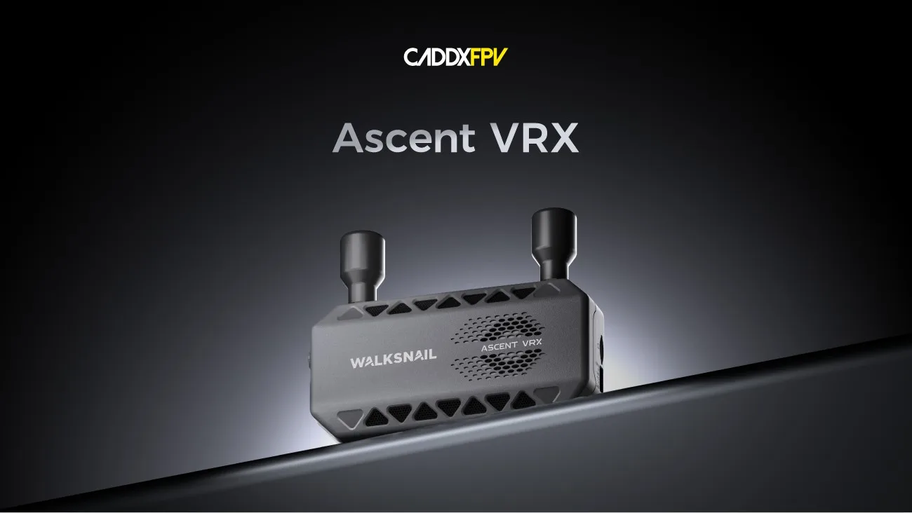 CADDXFPV Walksnail Ascent FPV VRX Receiver Supports All FPV Goggles And Displays With HDMI Input For RC Cars and Drones