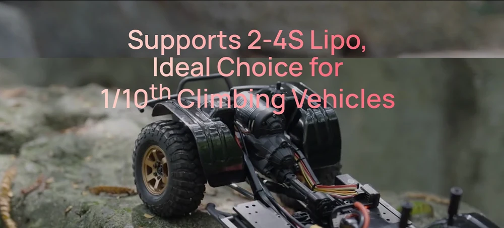 HOBBYWING QuicRun Fusion Pro Elite 50A 2300KV Sensored Brushless Integrated ESC Motor for 1/10 RC Model Car Crawler Accessories