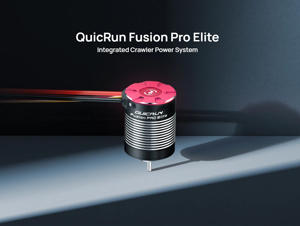 HOBBYWING QuicRun Fusion Pro Elite 50A 2300KV Sensored Brushless Integrated ESC Motor for 1/10 RC Model Car Crawler Accessories