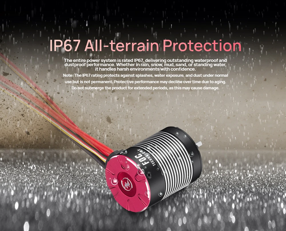 HOBBYWING QuicRun Fusion Pro Elite 50A 2300KV Sensored Brushless Integrated ESC Motor for 1/10 RC Model Car Crawler Accessories