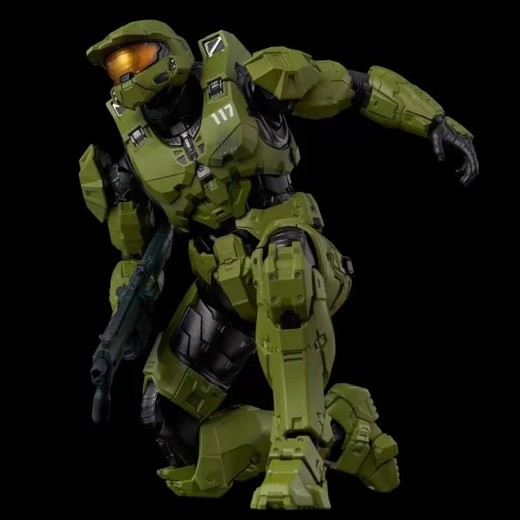 New IN STOCK 18cm Super Soldiers Sierra 117 John Reclaimer Mk Vi 1/12 Scale Action Figure Collect PVC Ornaments Game kids Gifts