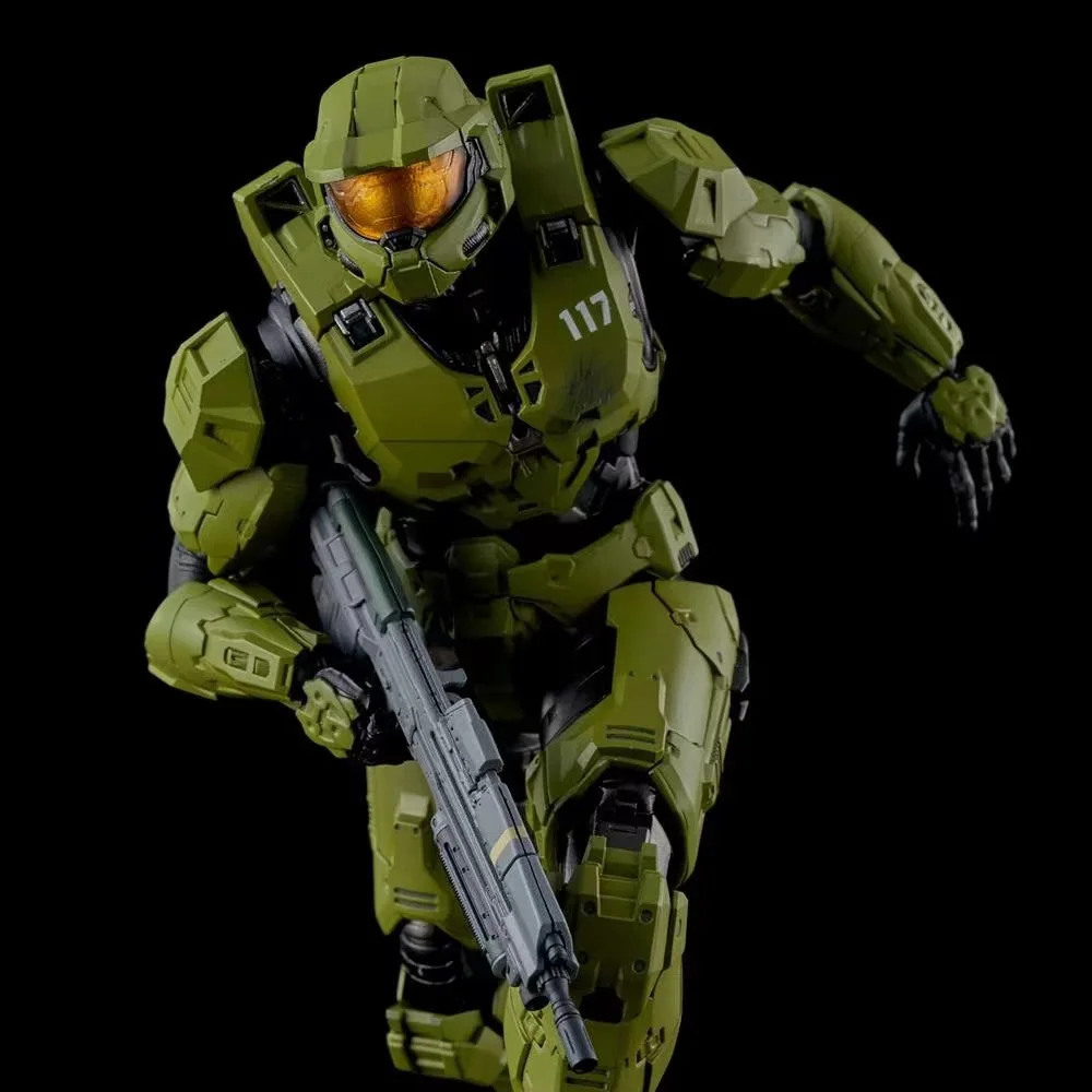 New IN STOCK 18cm Super Soldiers Sierra 117 John Reclaimer Mk Vi 1/12 Scale Action Figure Collect PVC Ornaments Game kids Gifts