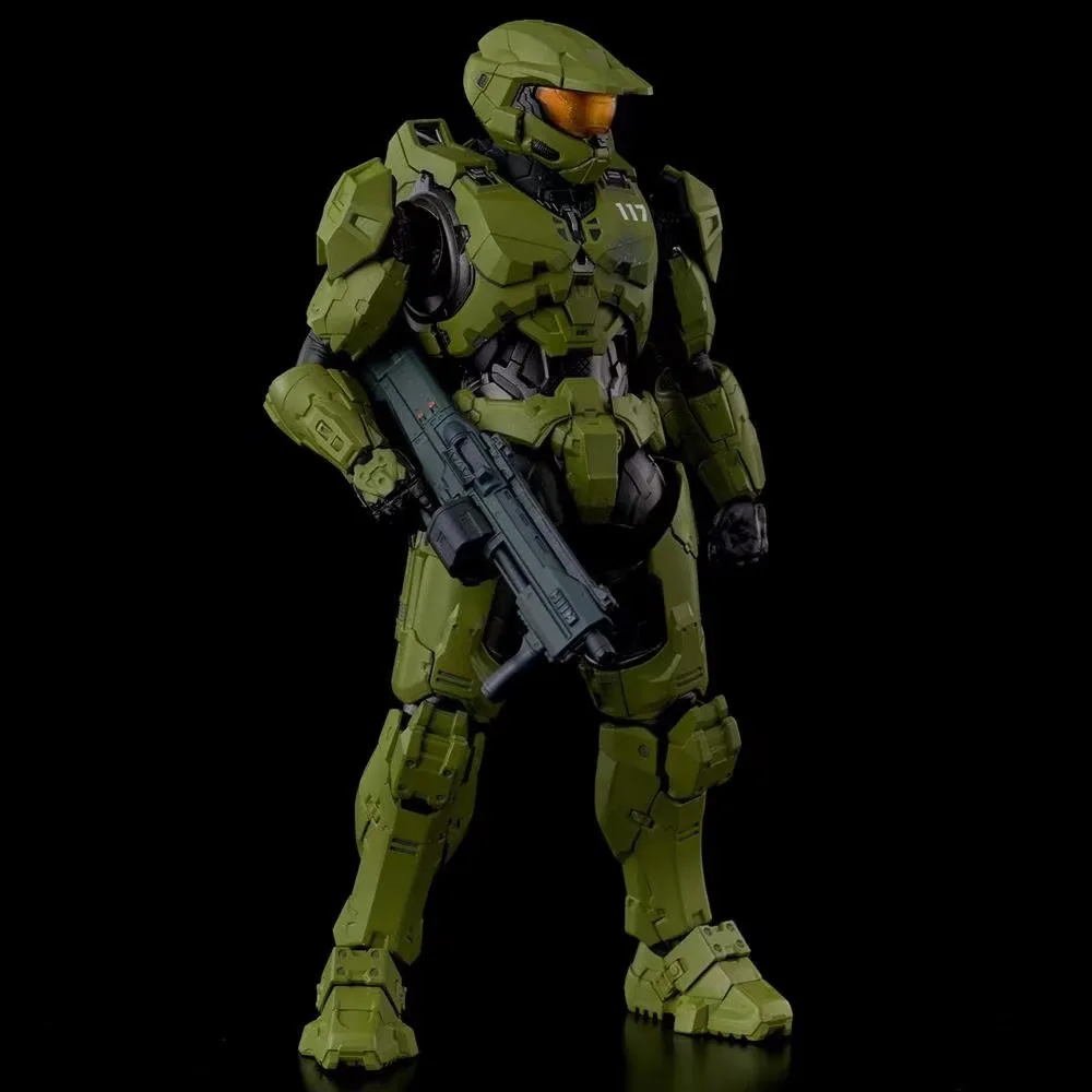 New IN STOCK 18cm Super Soldiers Sierra 117 John Reclaimer Mk Vi 1/12 Scale Action Figure Collect PVC Ornaments Game kids Gifts