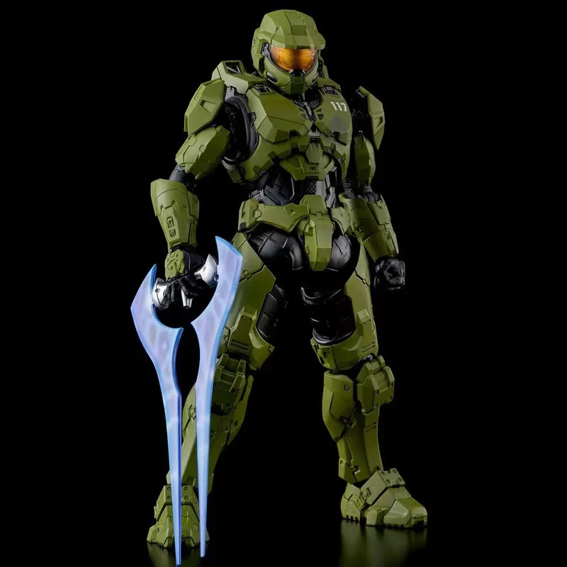 New IN STOCK 18cm Super Soldiers Sierra 117 John Reclaimer Mk Vi 1/12 Scale Action Figure Collect PVC Ornaments Game kids Gifts