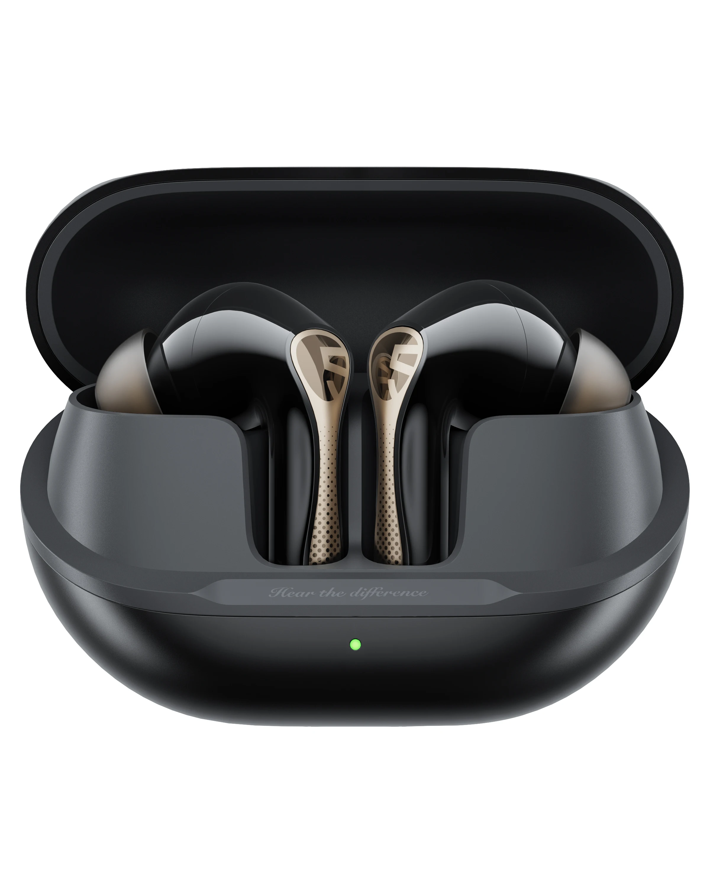 SOUNDPEATS Air5 Pro+ XMEMS Bluetooth Earphones 55dB Hybrid Adaptive ANC Earbuds, Hi-Res Wireless, LDAC/aptX Lossless Headphones
