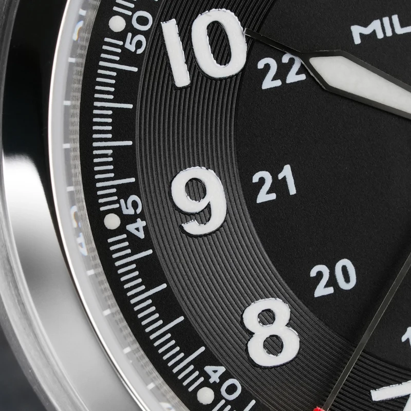 Militado ML08 Vintage Quartz Watch Ronda 515 Movement Ar Sapphire Mirror 38Mm Wrist Watch Date Super Luminous Waterproof Watches
