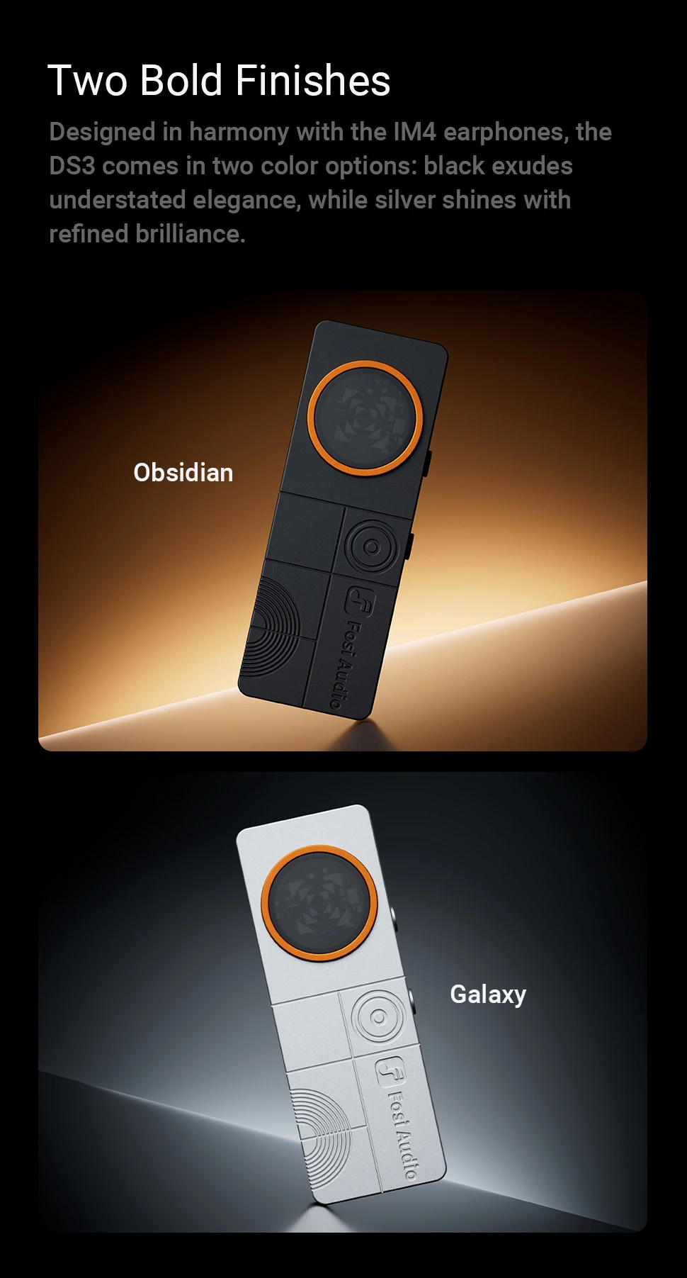 Fosi Audio DS3 DAC Amp Portable HIFI Headphone Amplifier XMOS XU316 DSD512 Dongle DAC 4.4mm Balanced/3.5mm Jack