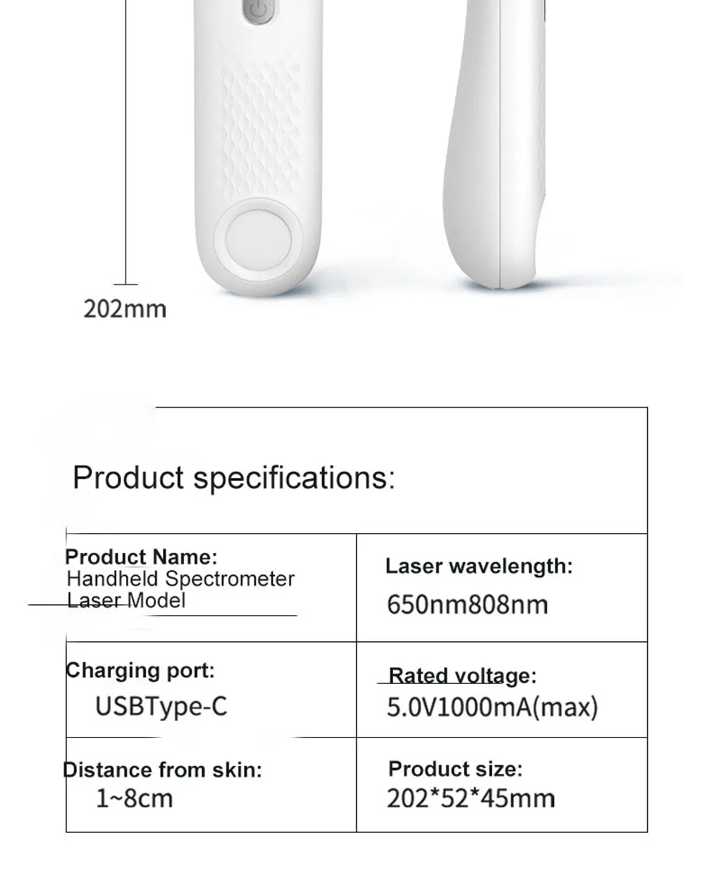 650nm+808nm Handheld Face Body Red Light Infrared Beauty Device Skin Rejuvenation Muscle Joint Body Fatigue Relief Health Care