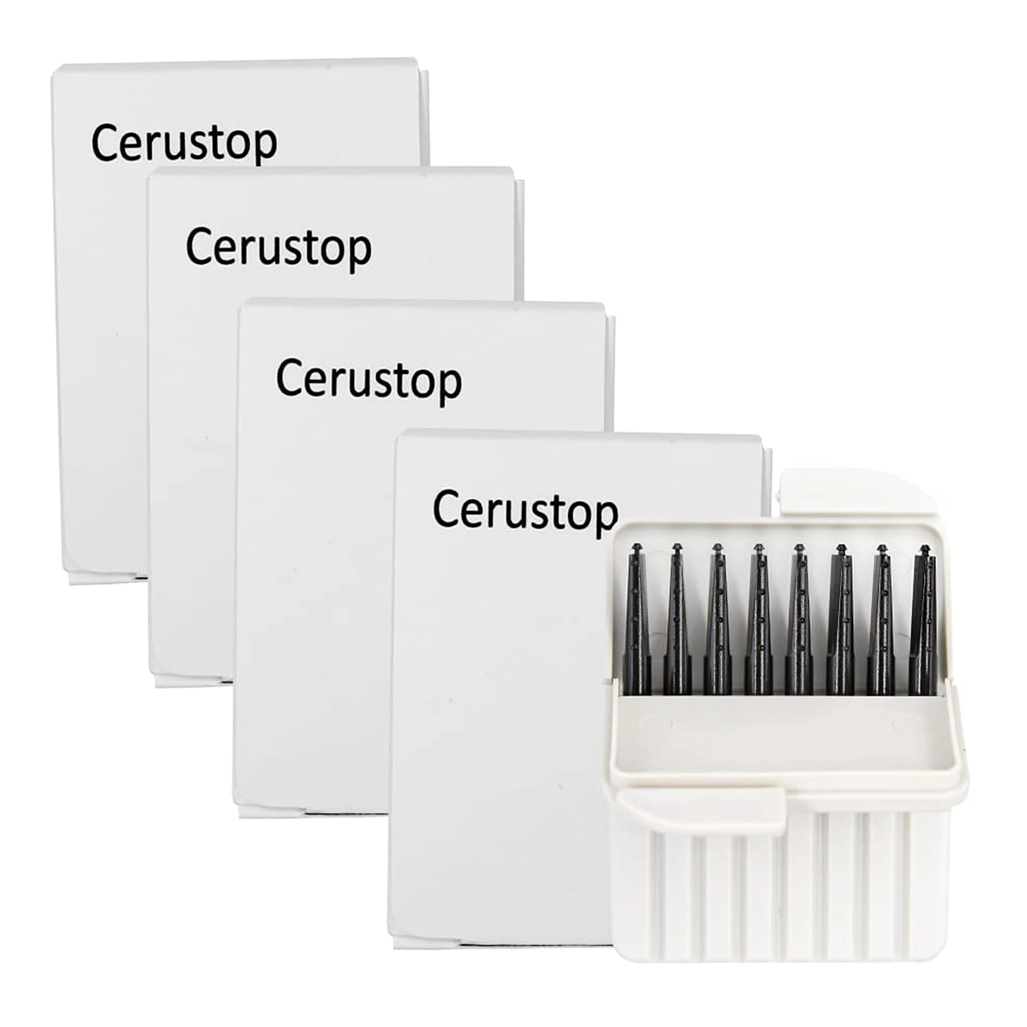 (5 Packs/ 40 Pcs) Phonak Cerustop Wax Guards, for Unitron Widex and GN Resound Hearing Aid Wax Guard Filters