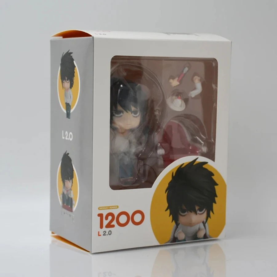 10cm Death Note Anime Figure #1160 Yagami Light Action Figure #1200 L Figurine Decorations PVC Adult Collection Model Doll Toys