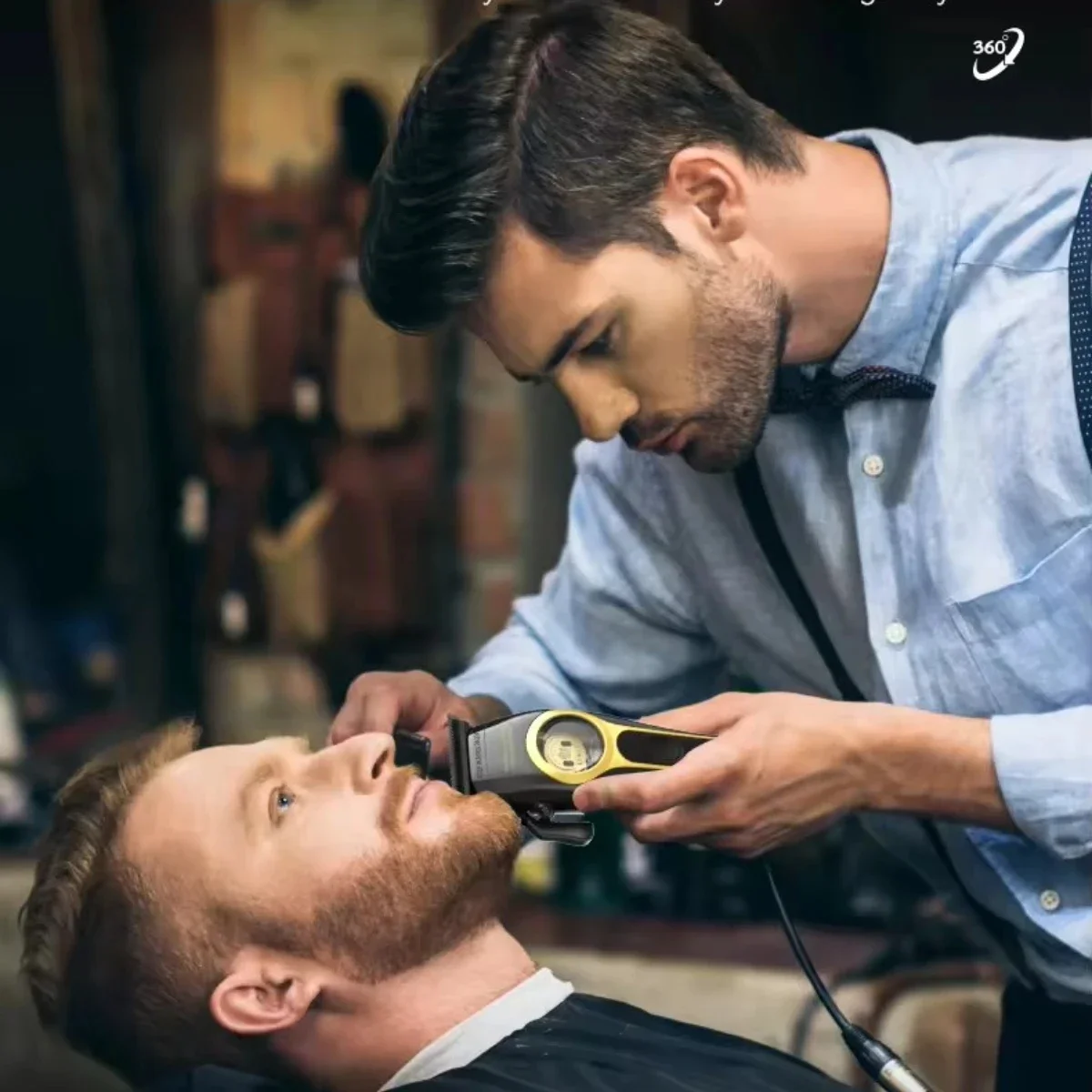 Kemei KM-2373Hair Clipper Magnetic Levitation Motor Hair Clipper Charging Base Men's Hair Clipper