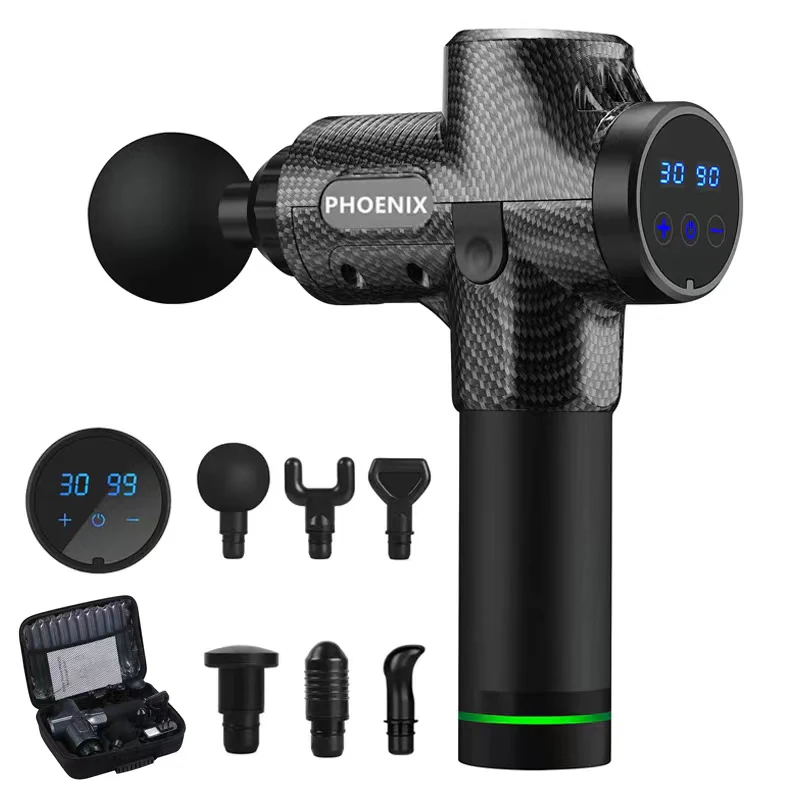 PHOENIX A2 PRO ATHLETE MASSAGE GUN High Frequency Massage Gun Muscle Relax Body Relaxation Electric Massager with Portable Bag