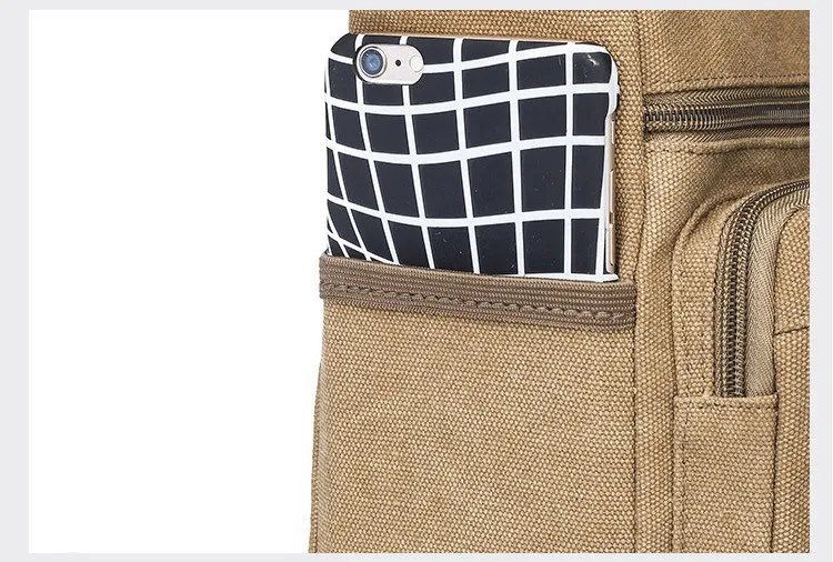 Men Canvas Shoulder Bags Casual Tote Travel Men's Crossbody Bag Luxury Messenger Bags Fashion High Quality Handbag