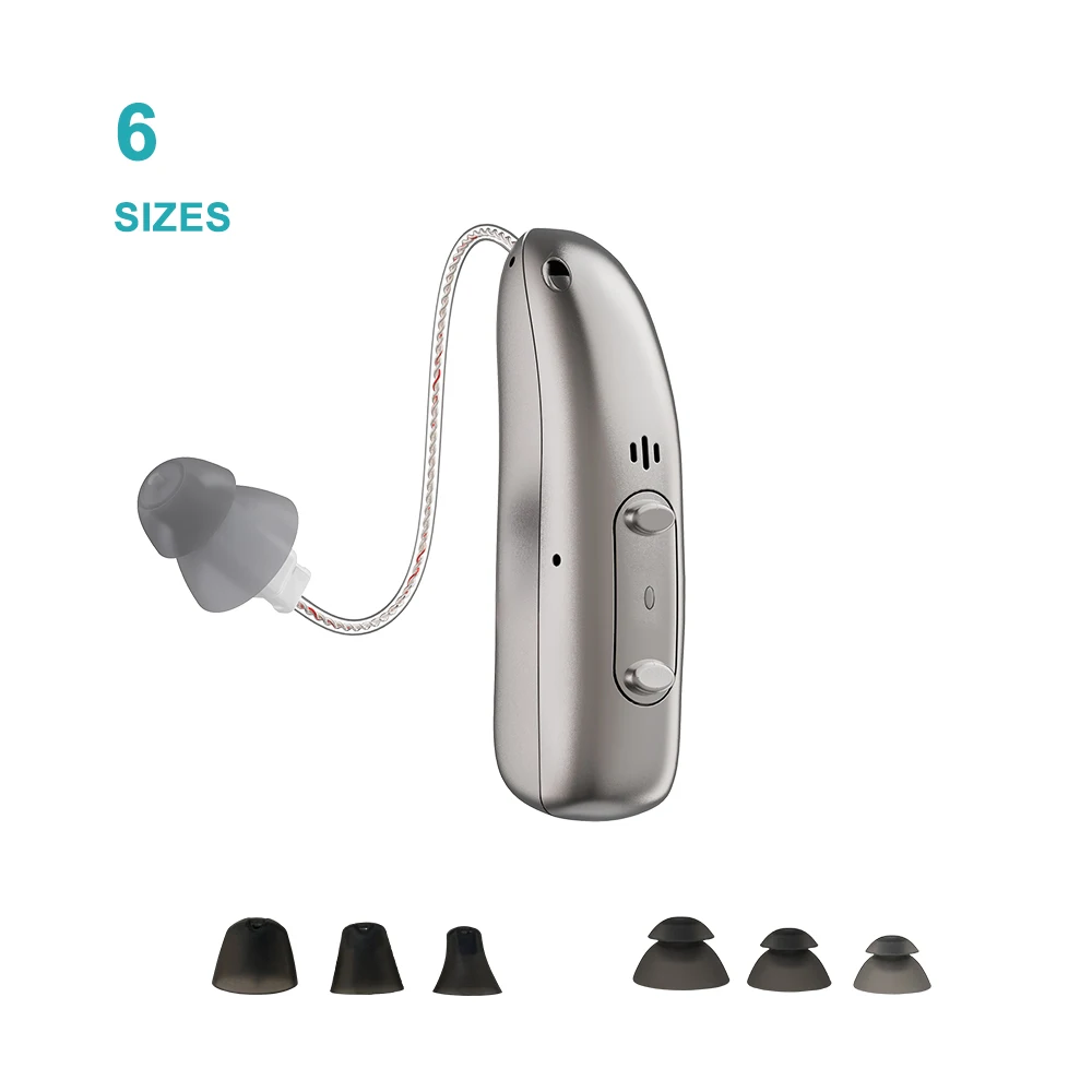 Rechargeable Digital BTE Hearing Aid Adjustable Volume Deaf Mini Sound Amplifier Portable Elderly Hearing Amplifier