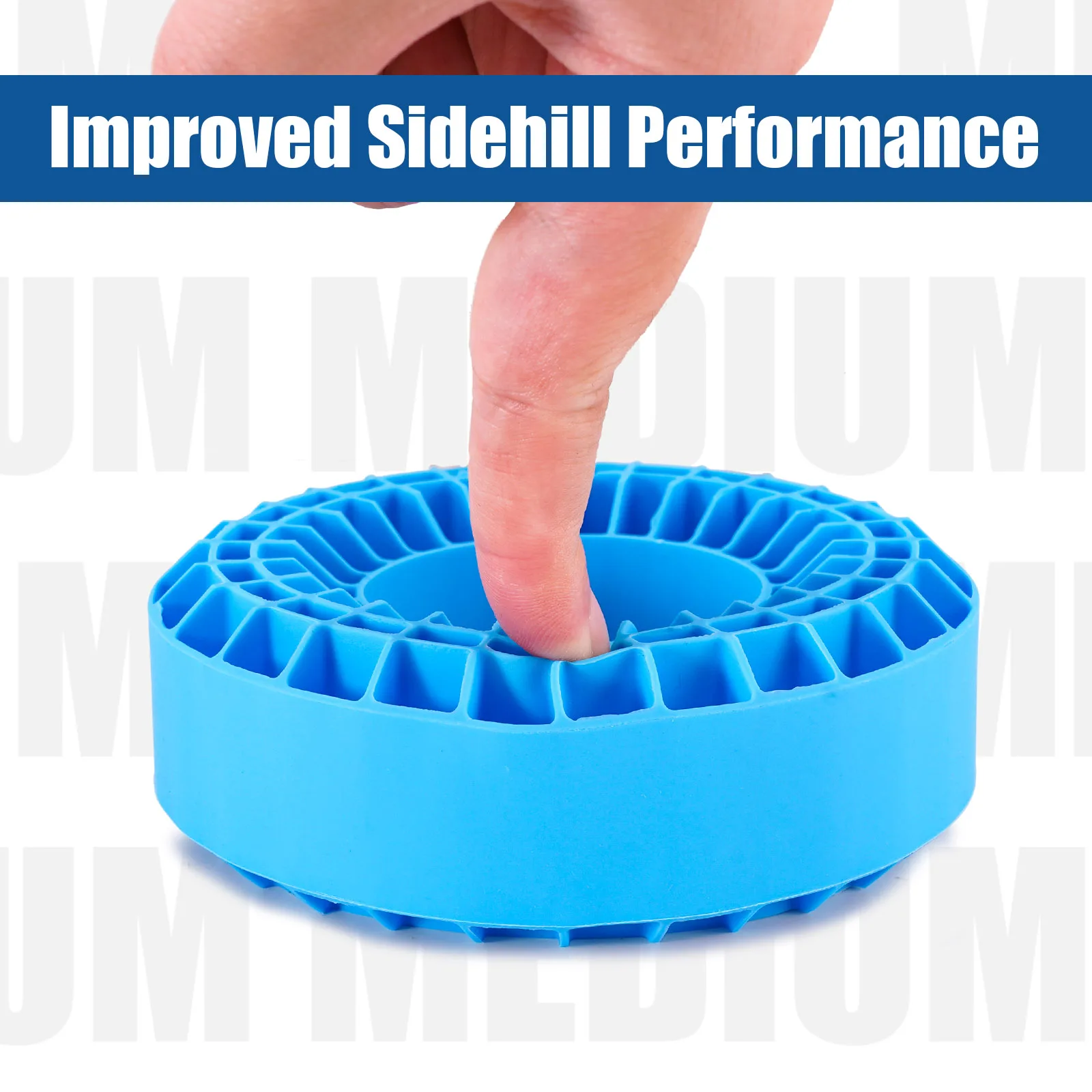 INJORA Silicone Rubber Insert Foam Fit 118-122mm (4.75" OD) 1.9" Wheel Tires for 1/10 RC Crawler