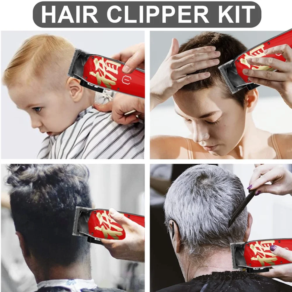 Madeshow M10 Professional Hair Clippers Hair Trimmer for Men Adjustable Cordless Hair cutting Machine For Barbers Beard Trimmer
