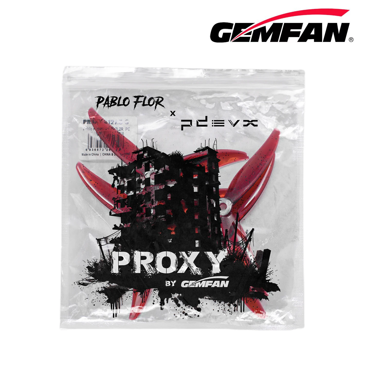 24pcs/12pairs Gemfan Proxy 5127.5 5inch 3 Blade/Tri-Blade Propeller Props FPV Freestyle For FPV Racing Freestyle Drone Parts