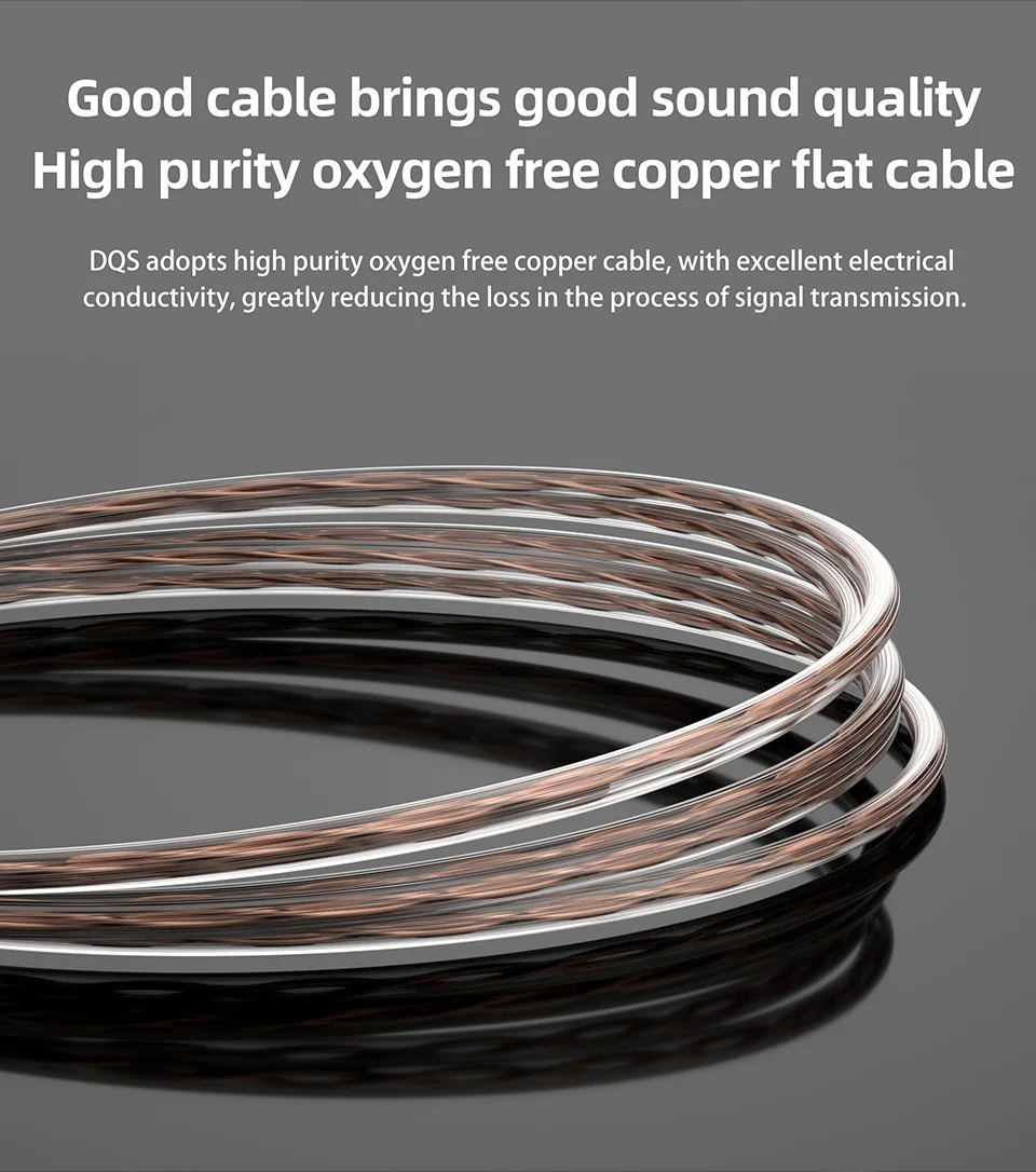 KZ DQS Metal Wired Earphones In Ear Monitor Earbuds Headset HiFi Sport Game Music Headphones With Microphone Detachable Cable
