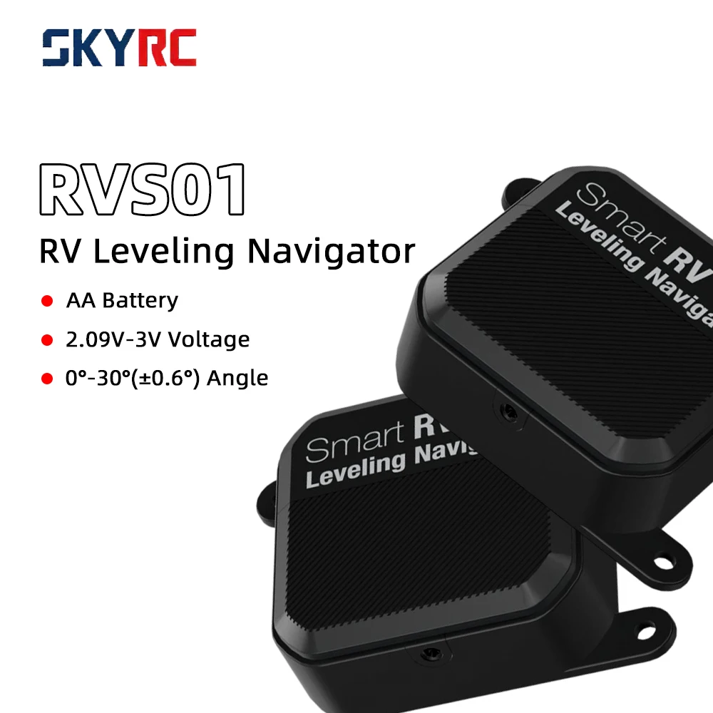 SKYRC Smart RV Leveling Navigator RV Leveling Device 10m Bluetooth for Travel Trailer Fifth Wheel Popup/Hybrid Camper Class B CA