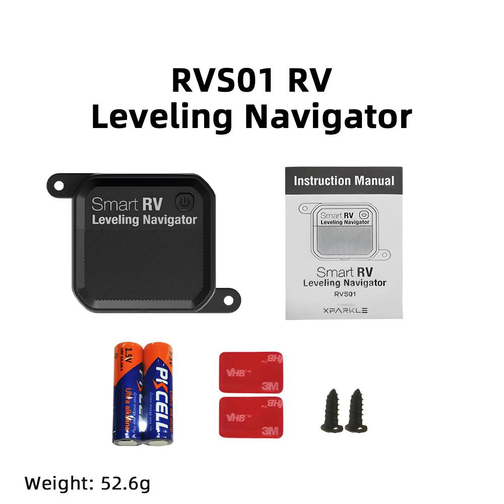 SKYRC Smart RV Leveling Navigator RV Leveling Device 10m Bluetooth for Travel Trailer Fifth Wheel Popup/Hybrid Camper Class B CA