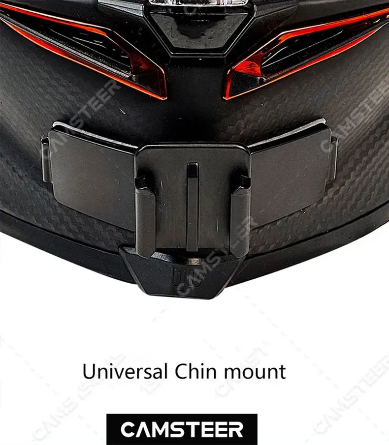 2026 Motorcycle Helmet Chin Mount for GoPro Hero 13 12 11 10 9 Insta360 X5 X4 Ace Pro 2 DJI 5Pro 4 AKASO Camera Accessories