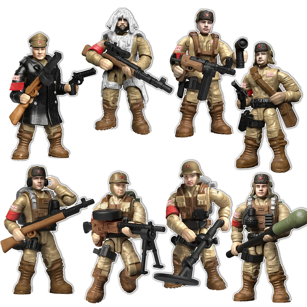 Military Army Soldiers World War SWAT Polices Soldiers Special Forces Model Assembly Building Blocks Bricks Toys Gift 
