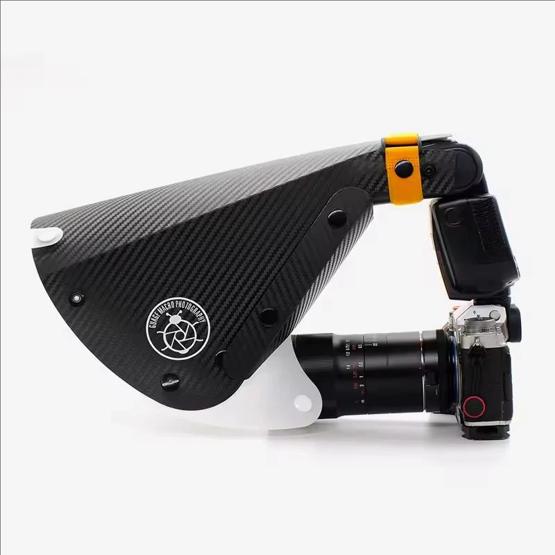 Guage Universal Hoof Cover Flash Diffuser Softbox Speedlight Reflector Snoot Camera Accessories for Macro Lens Shooting
