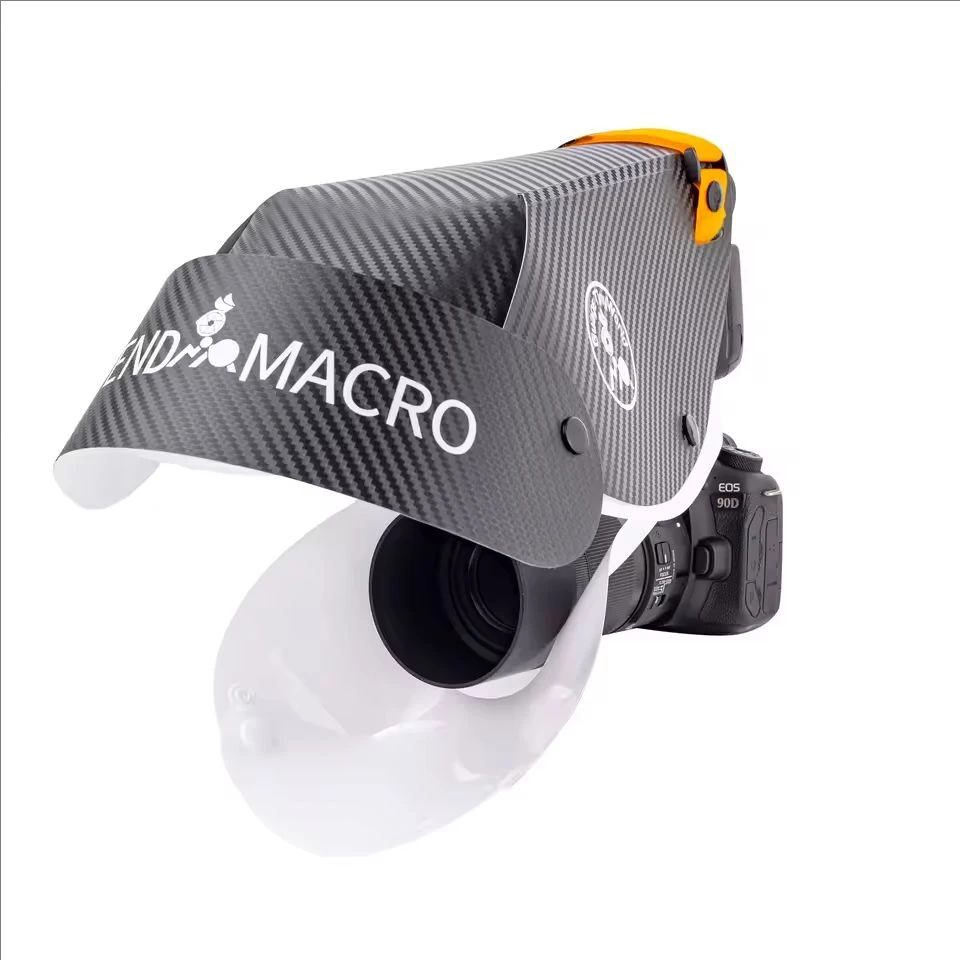Guage Universal Hoof Cover Flash Diffuser Softbox Speedlight Reflector Snoot Camera Accessories for Macro Lens Shooting