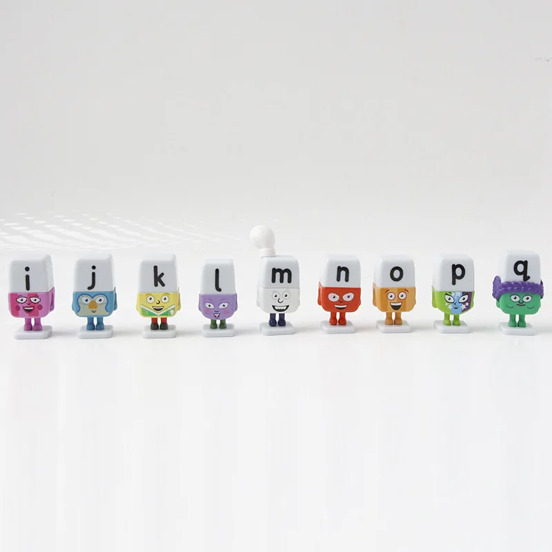 Alphabet Lore 26 Cartoon English Letters Action Figures Collectible Figurines Educational Toy Dolls For Christmas Gift
