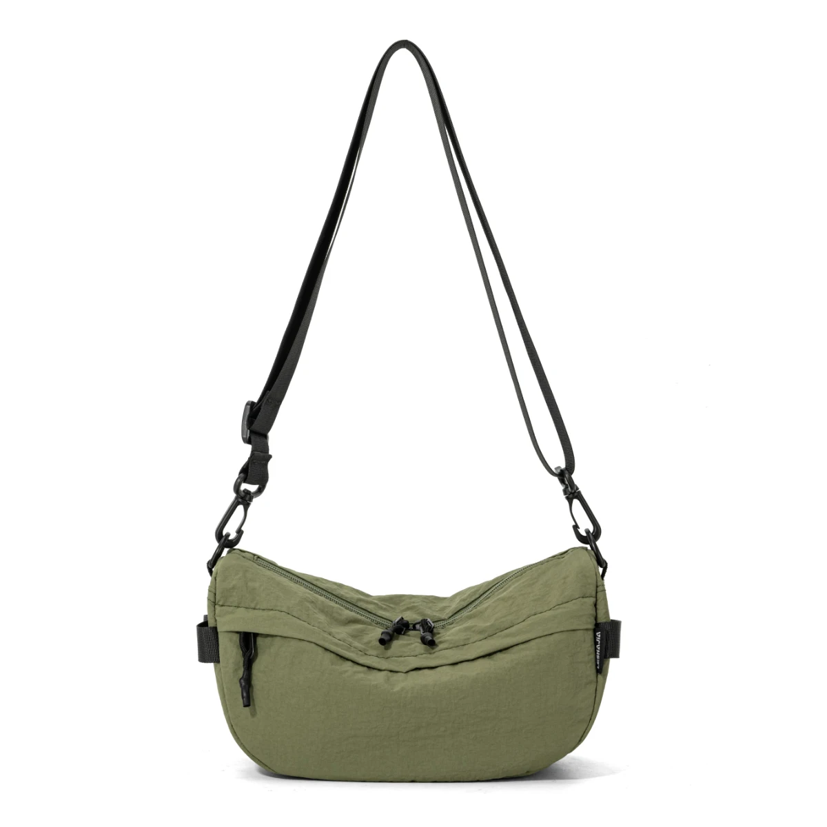 Japanese-Style Waterproof Lightweight Nylon Crossbody Small Bag, Casual Multi-Pocket Unisex Phone Bag, Trendy Small Square Bag for Hiking and Shopping