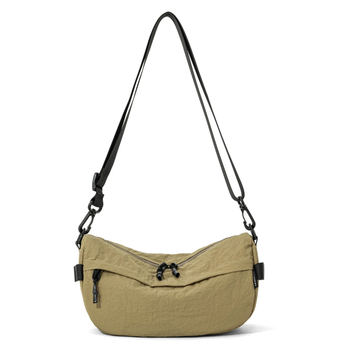 Japanese-Style Waterproof Lightweight Nylon Crossbody Small Bag, Casual Multi-Pocket Unisex Phone Bag, Trendy Small Square Bag for Hiking and Shopping
