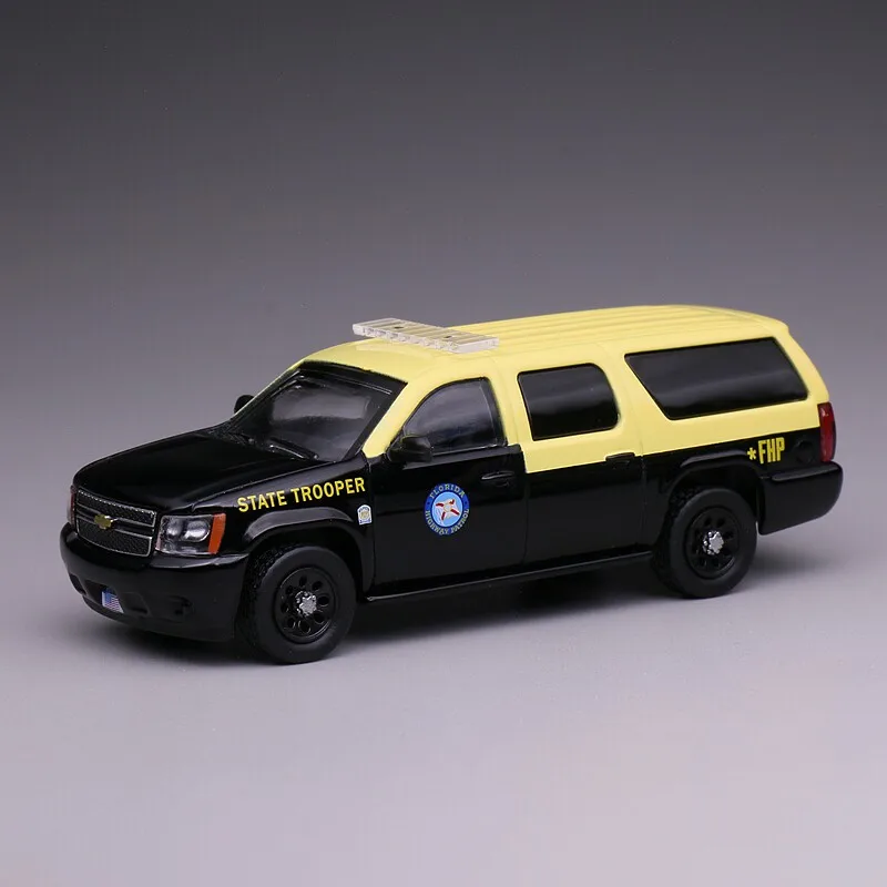 596 1/64 Chevrolet Impala River Fire Department Yukon Caimaro NYPD Car Alloy Motor Vehicle Diecast Metal Model Kids Toys Boys