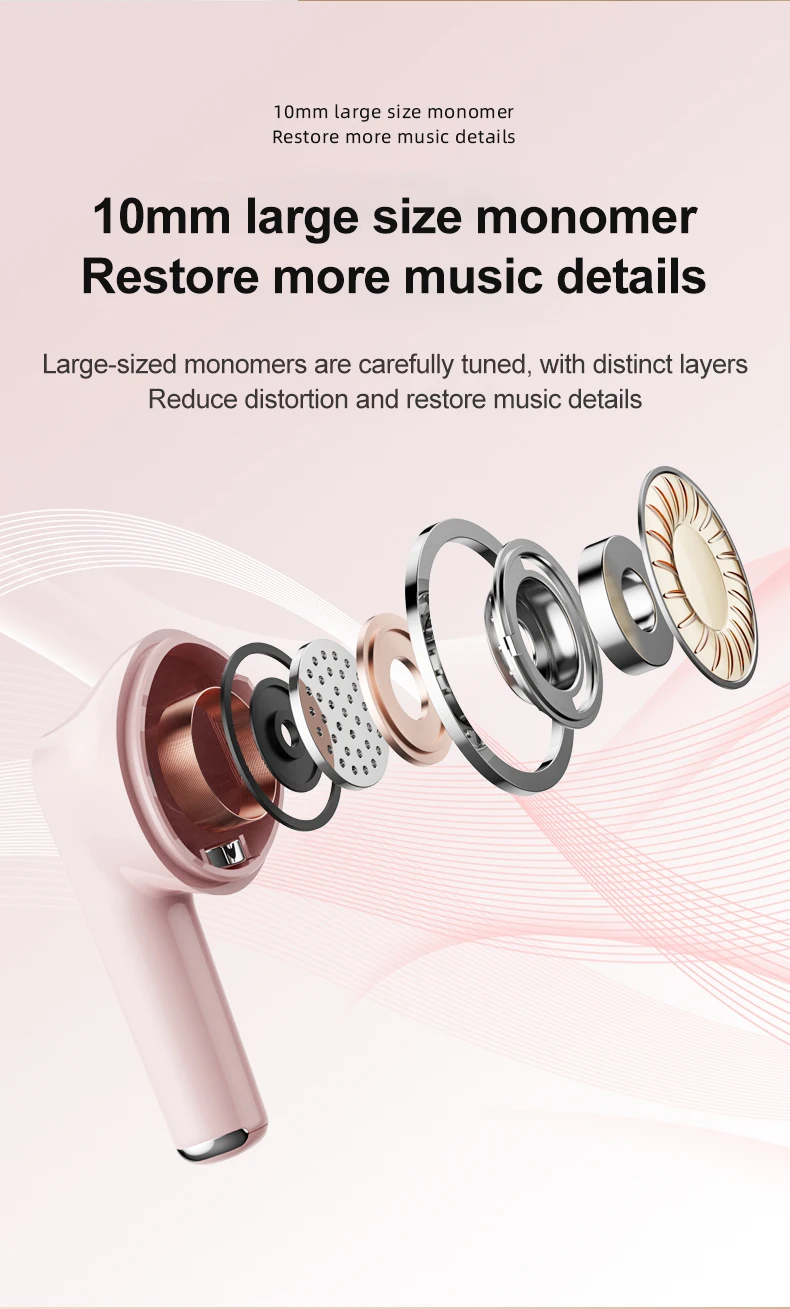 Lenovo Earphones TWS Wireless Bluetooth 5.3 Earbuds HiFi Stereo Noise Reduction Headphones Touch Control HD Call with Mic New