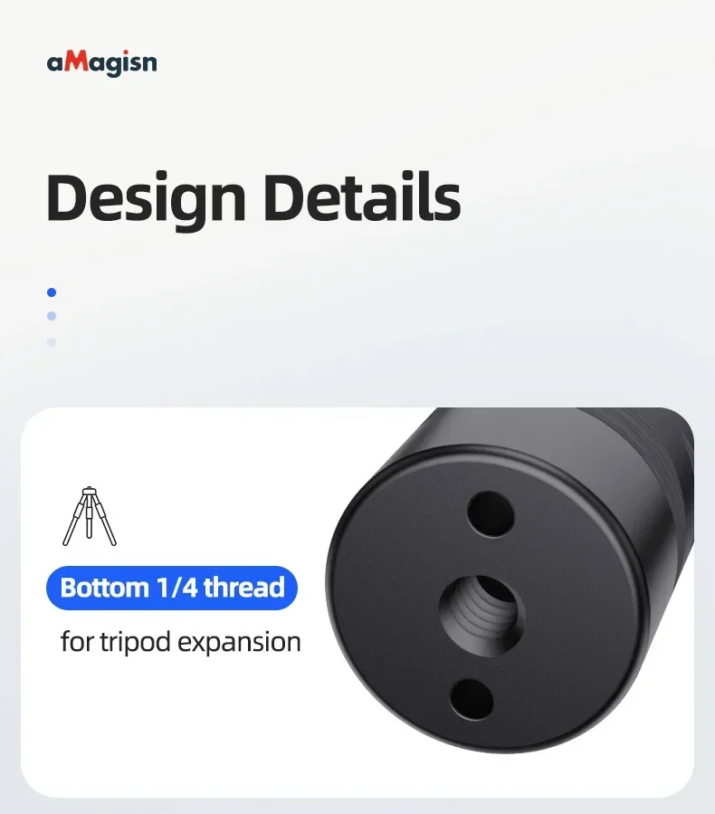 aMagisn 1.2M/3M Invisible Selfie Stick Freely Retractable Carbon Fiber Extended For Gopro Max / Insta360 X3 X4 X5 Accessories