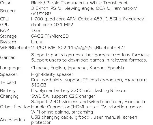 Anbernic RG35XX H Retro Handheld Gaming Console Dual Joystick Design 3.5-inch IPS Screen 3300 mAh Game Player HDMI-compatible