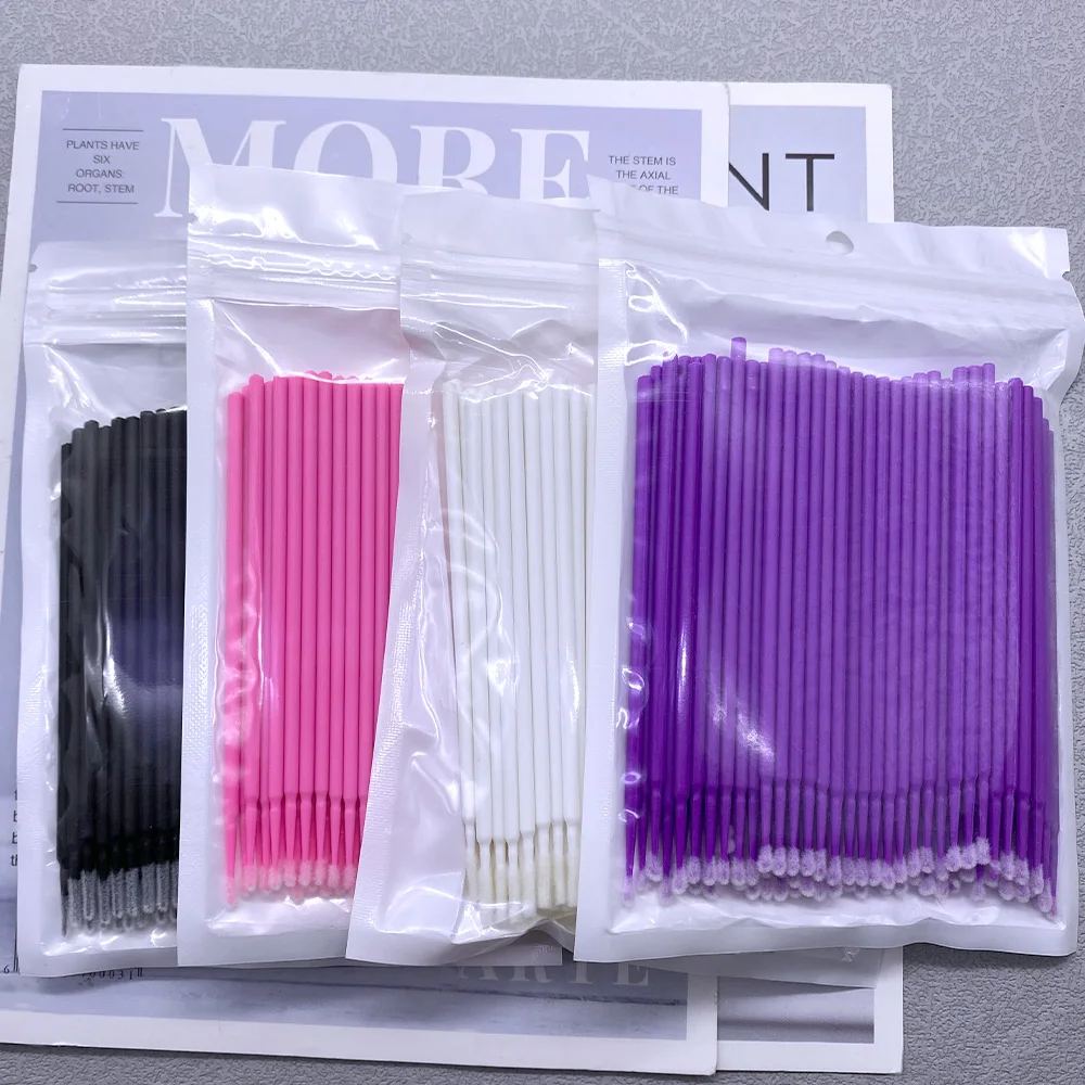 1000pcs/lot Eyelash Extension Cleaning Swabs Lash Lift Glue Remover Applicators Microblade Makeup Micro Brushes Tool