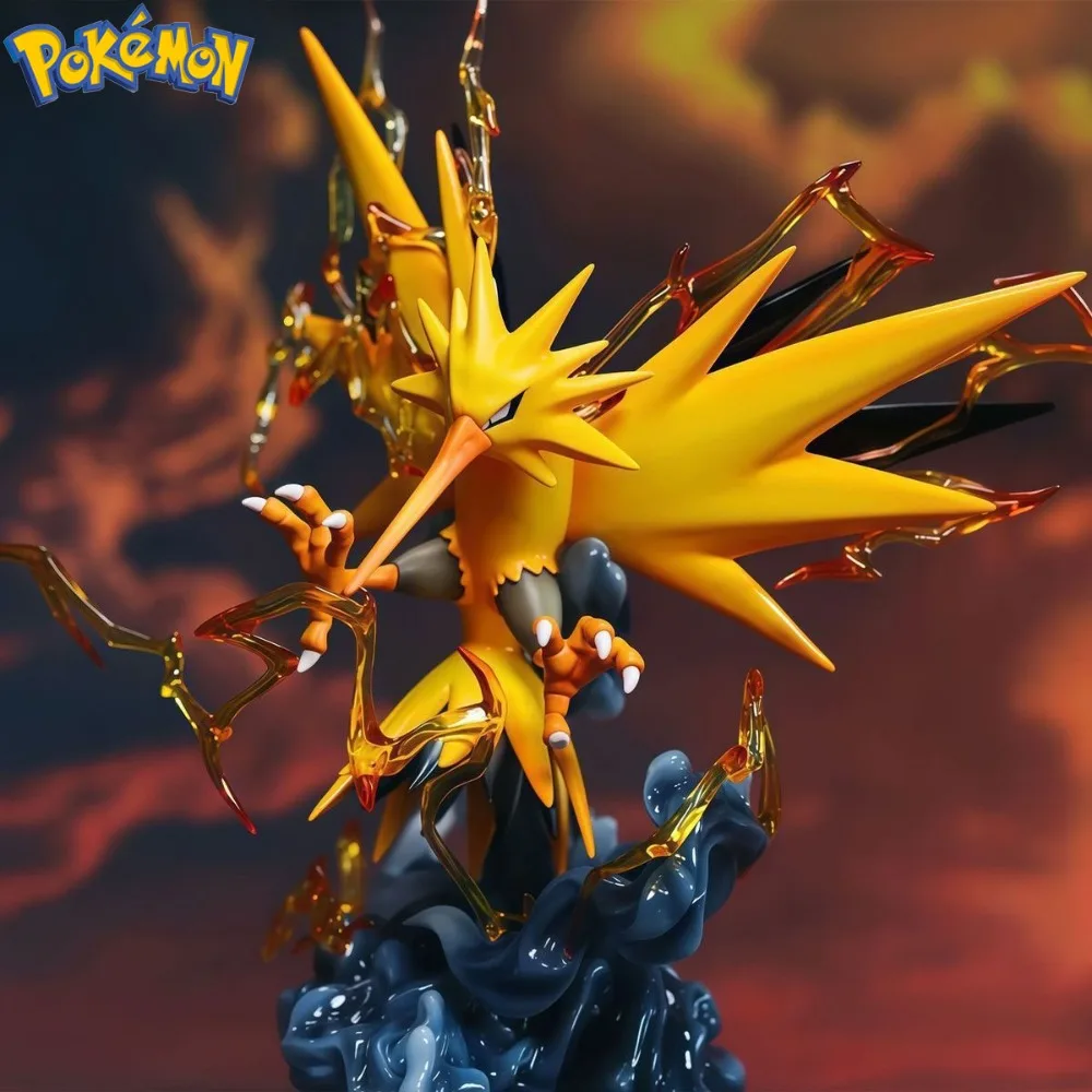 15.5cm/6.1in Anime Pokemon Figure Zapdos Action Figures Pvc Collection Model Toys for Gifts