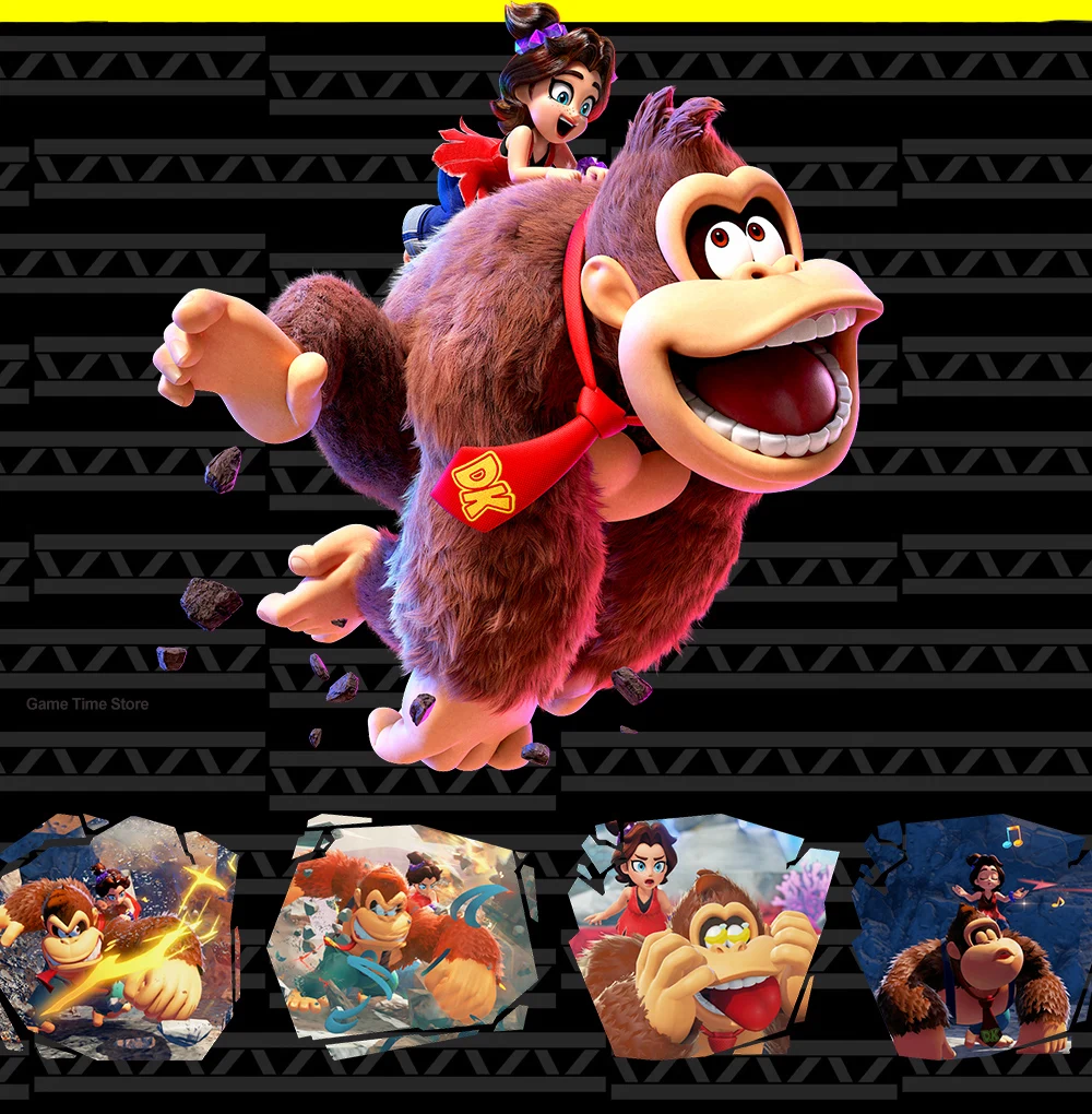 Nintendo Switch 2 Donkey Kong Bananza Juegos Games Deals 100% New Original Physical Game Card Support 1-2 Players for Switch 2