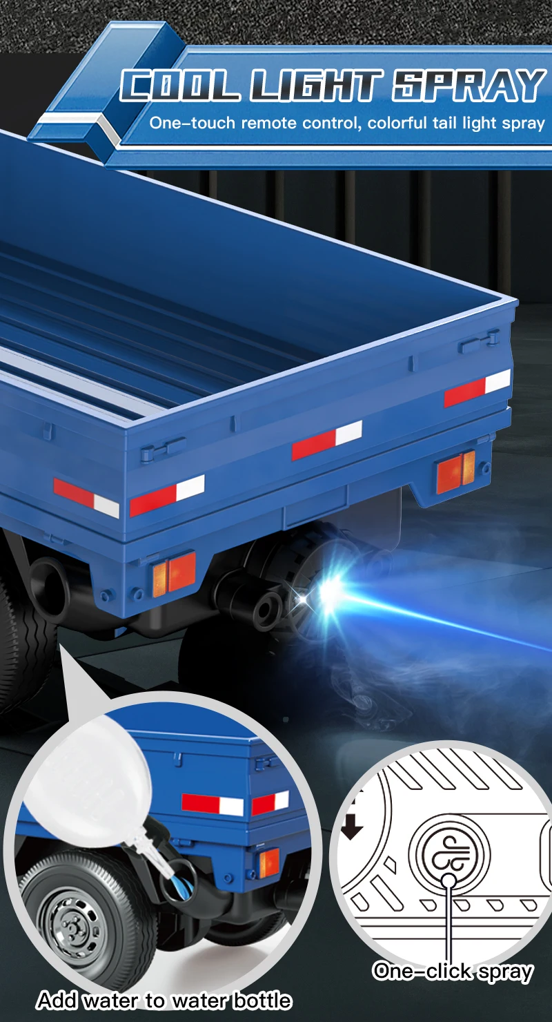 ZWN 1:16/1:18 RC CAR Simulation Drift Climbing Truck Led Light Small Cargo Remote Control Electric Toy Model for Kids Gifts