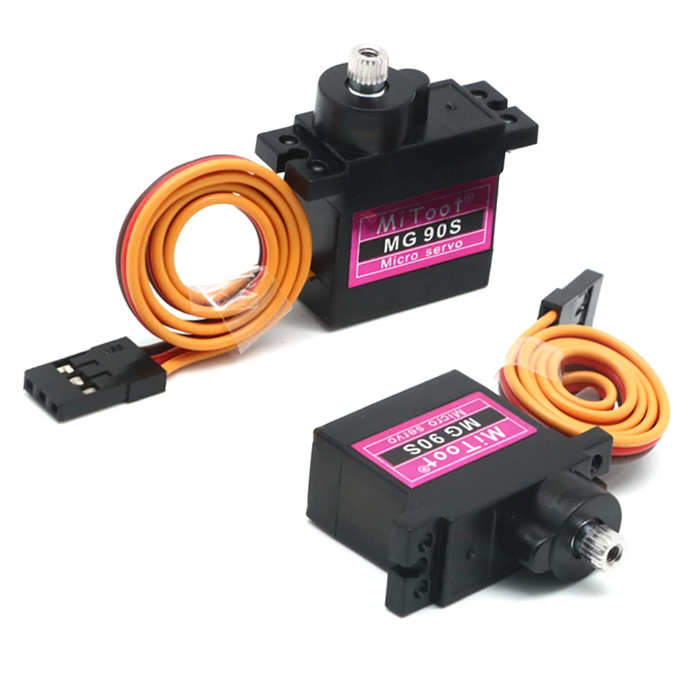 MG90S Servo 9g 5/10/20/50 Pcs All Metal Gear 9g SG90 Upgraded Version For Helicopter Plane Boat Car MG90 9G Trex 450 RC Robot