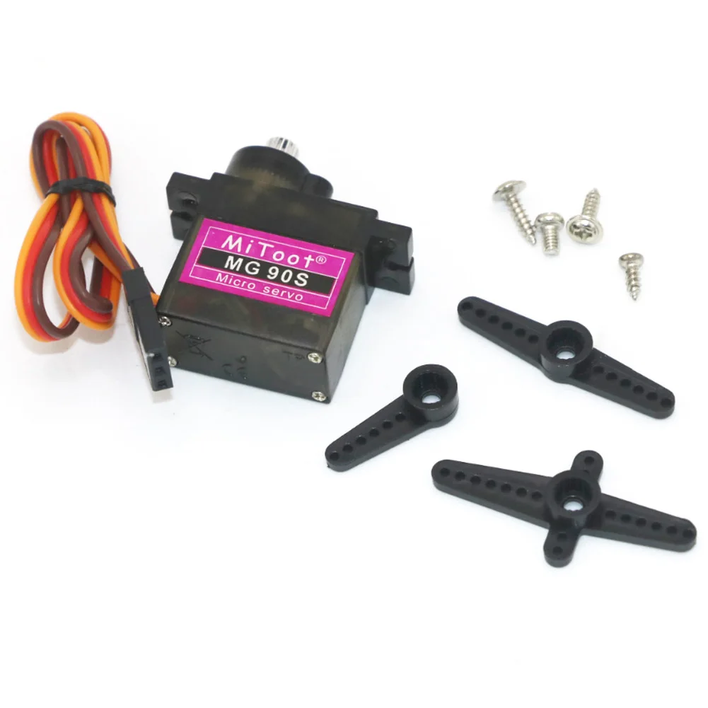 MG90S Servo 9g 5/10/20/50 Pcs All Metal Gear 9g SG90 Upgraded Version For Helicopter Plane Boat Car MG90 9G Trex 450 RC Robot