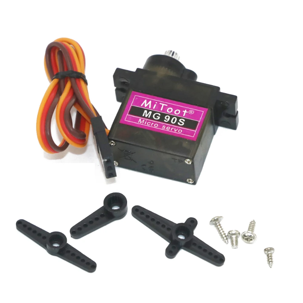 MG90S Servo 9g 5/10/20/50 Pcs All Metal Gear 9g SG90 Upgraded Version For Helicopter Plane Boat Car MG90 9G Trex 450 RC Robot